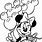 Minnie Mouse Kleurplaat