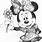 Minnie Mouse Pencil Sketch