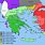 Modern Greece Map