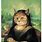 Mona Lisa Cat Painting