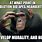 Monkey Evolution Meme