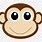 Monkey Face SVG