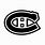 Montreal Canadiens Logo Black and White