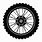 Motorcycle Wheel SVG