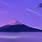 Mount Fuji Purple 4K