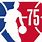 NBA 75th Logo