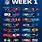 NFL Week 1 Matchups