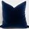Navy Blue Velvet Pillows
