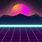 Neon 80s Grid Vaporwave