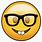 Nerd Face Emoji GIF