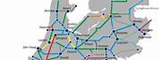Netherlands Train Station Map