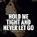 Never Let Go Quotes