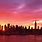 New York City Skyline Sunrise