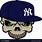 New York Yankees Skull