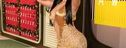 Nicki Minaj Gold Outfit