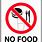 No Food Signs Printable