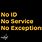 No ID No Service
