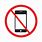 No Mobile Phone Icon