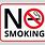 No Smoking Sign SVG
