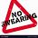 No Swearing Sign