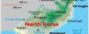North Korea On World Map
