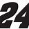 Number 24 Logo