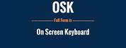 OSK Meaning