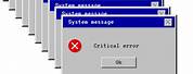 Old Computer Error Screen