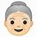 Old Lady Laughing Emoji