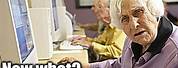 Old Lady Looking at Computer Meme