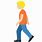 Old Man Walking Emoji