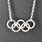 Olympic Rings Necklace