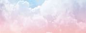 Ombre Pastel Clouds Wallpaper