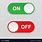 On/Off Toggle Switch Icon