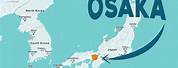 Osaka Kobe On a World Map