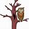 Owl Tree Cartoon