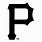 P Logo Font