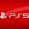 PS5 Logo Red