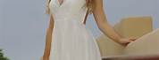Paige Spiranac White Mini Dress
