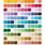 Pantone Coated Color Chart