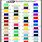 Pantone Color Chart with Names