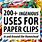 Paper Clip Uses
