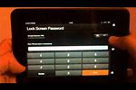 Passcode for Kindle Fire