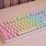 Pastel Rainbow Keyboard