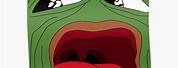 Pepe Frog Screaming for 10 Hours