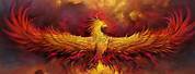 Phoenix Rising From Ashes Art