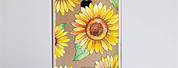 Phone Cases for iPhone 8 Sunflower with Your Name