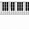 Piano Keyboard Layout 88 Keys