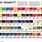 Pigment Density Chart for Acrylic Paint