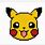 Pikachu Face Pixel